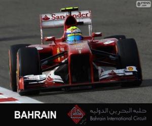 yapboz Felipe Massa - Ferrari - Bahrain International Circuit 2013